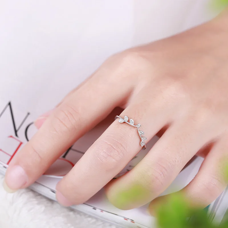 Элегантная корона с бриллиантом 18 К настоящее Настоящее ТВЕРДОЕ ЗОЛОТО кольца