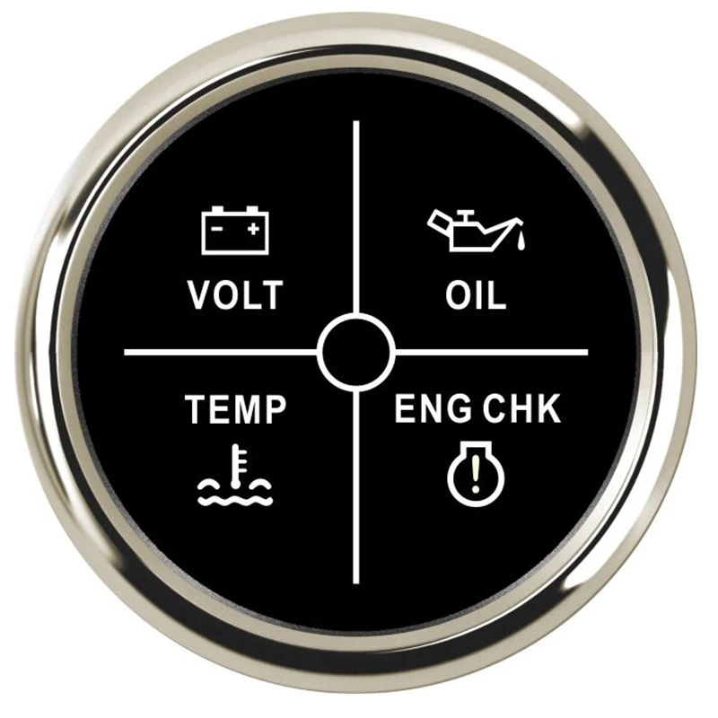 Автомобиль 4LED Сигнализация Датчик Лодка Грузовик Авто Вольт Температура Воды