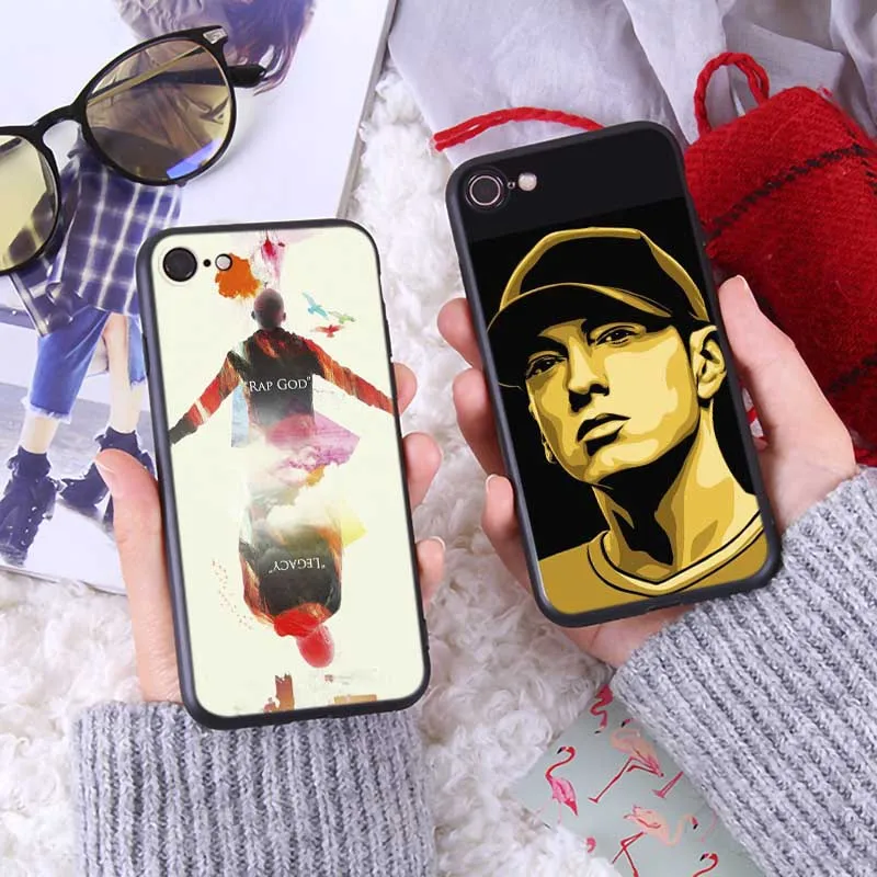 Для iPhone 11 Pro Max 2019 Прозрачный мягкий силиконовый чехол для телефона Hop Rapper Эминем