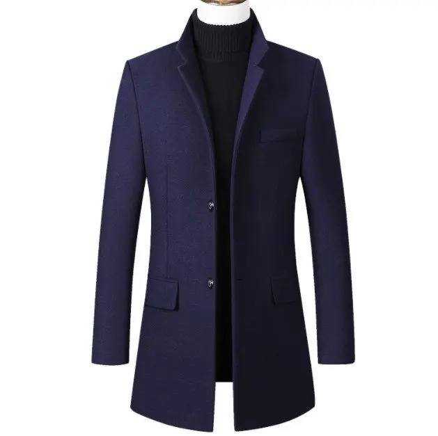 Мужская зимняя теплая длинная парка черный синий серый красный мужской