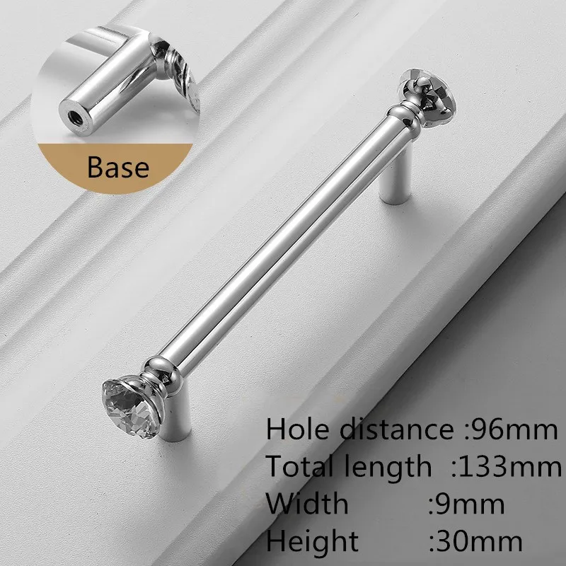 

Ручки для шкафов KK & FING, хрусталь, цинковый сплав