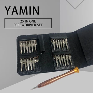 Набор отверток 25 в 1, с кожаными ножнами, ручное управление, демонтаж, механический ремонт мобильный телефон, многофункциональный