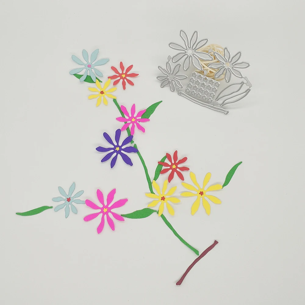 

Exquisite flower metal cutting mold with small flower core Scrapbook, photo frame, photo album decoration