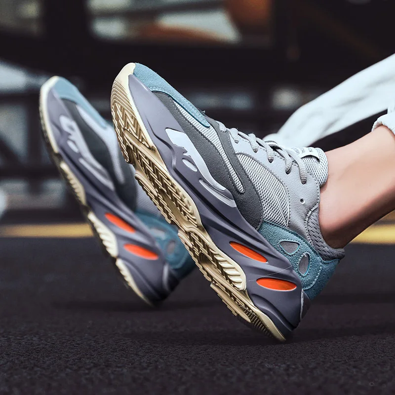 Мужская обувь сезон весна-осень Повседневная дышащая сетчатая трендовая Уличная