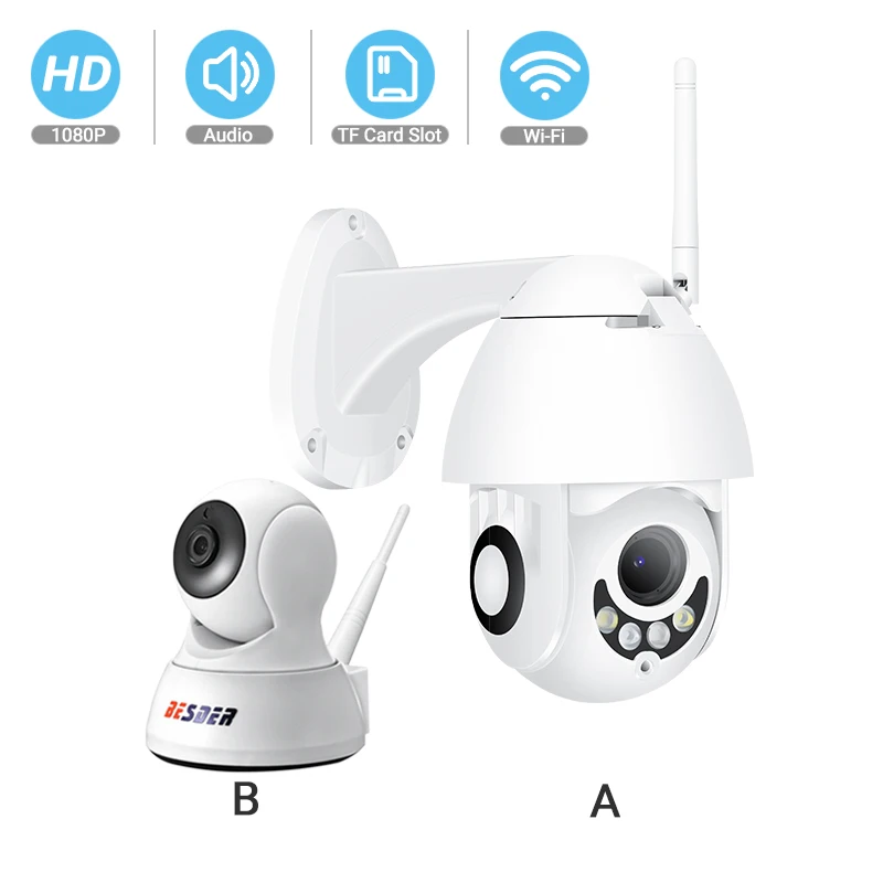 Besder HD 1080P IP камера PTZ Безопасности двухсторонняя аудио ИК ночного видения Смарт видеонаблюдения P2P Мини WiFi камера детские мониторы