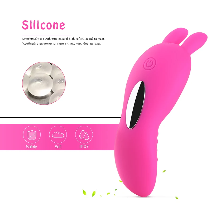 Мини портативный вибратор для точки G кролик интимные игрушки женщин