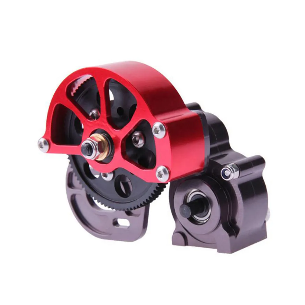 

Full Metal Transmission Gearbox with Steel Gear for 1/10 Axial SCX10 Wrangler RC Crawler Car Parts Accessories