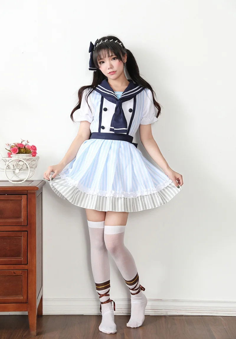 Love live Lovelive Umi Kotori Nico Rin Eli пиратский костюм для косплея Костюм Моряка