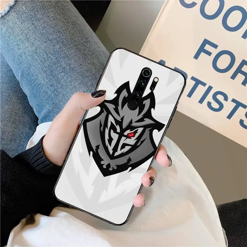 HPCHCJHM G2 Esports Club Black TPU Soft Phone Case Cover for Redmi Note 8 8A 7 6 6A 5 5A 4 4X 4A Go Pro Plus Prime | Мобильные