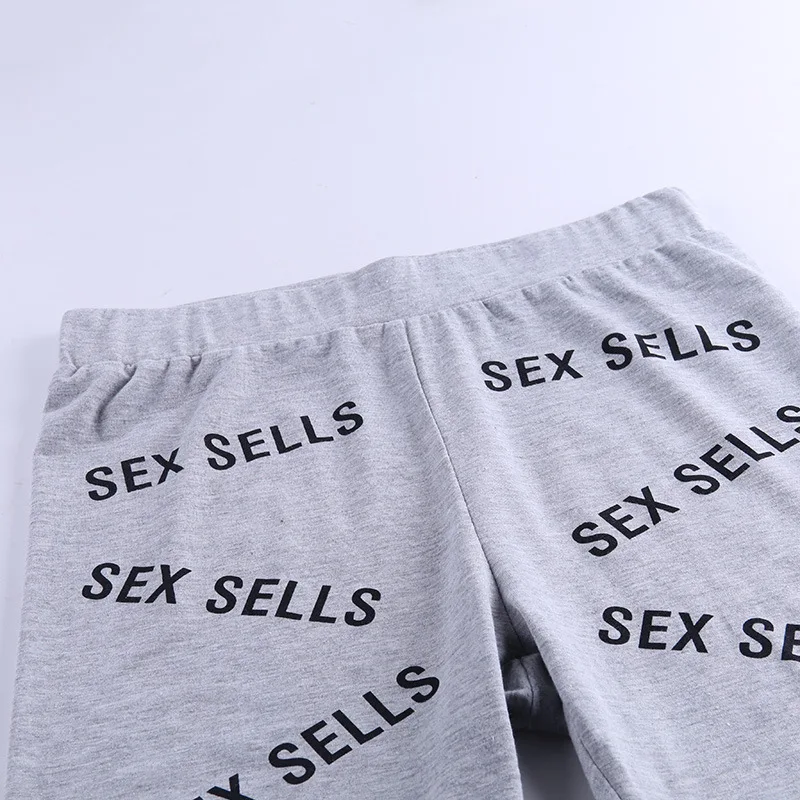 Женские спортивные брюки Lofia в стиле хип-хоп с буквенным принтом эластичные для