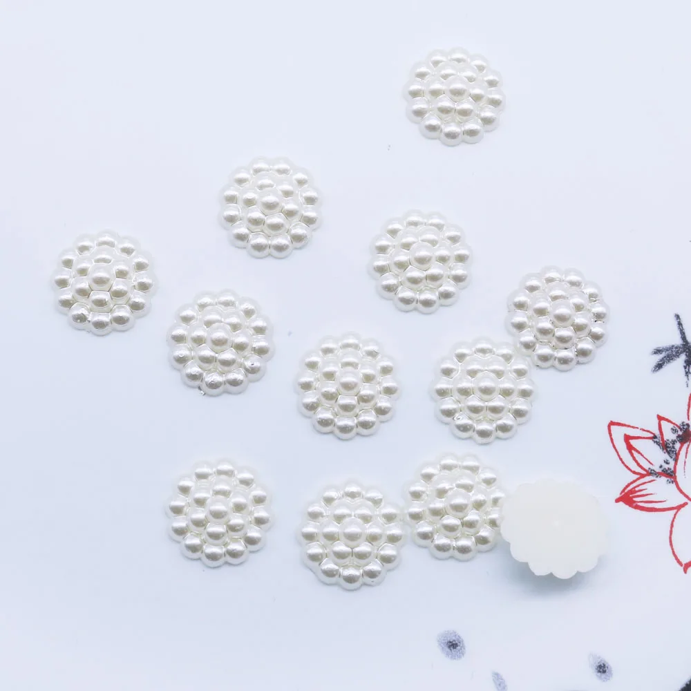 100 шт. выпуклые круглые декоративные украшения для скрапбукинга 13 мм | Дом и сад