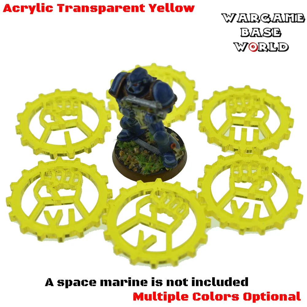 Объективные маркеры для 40k Imperial Fist акриловые объективные маркеры|markers marker|markers
