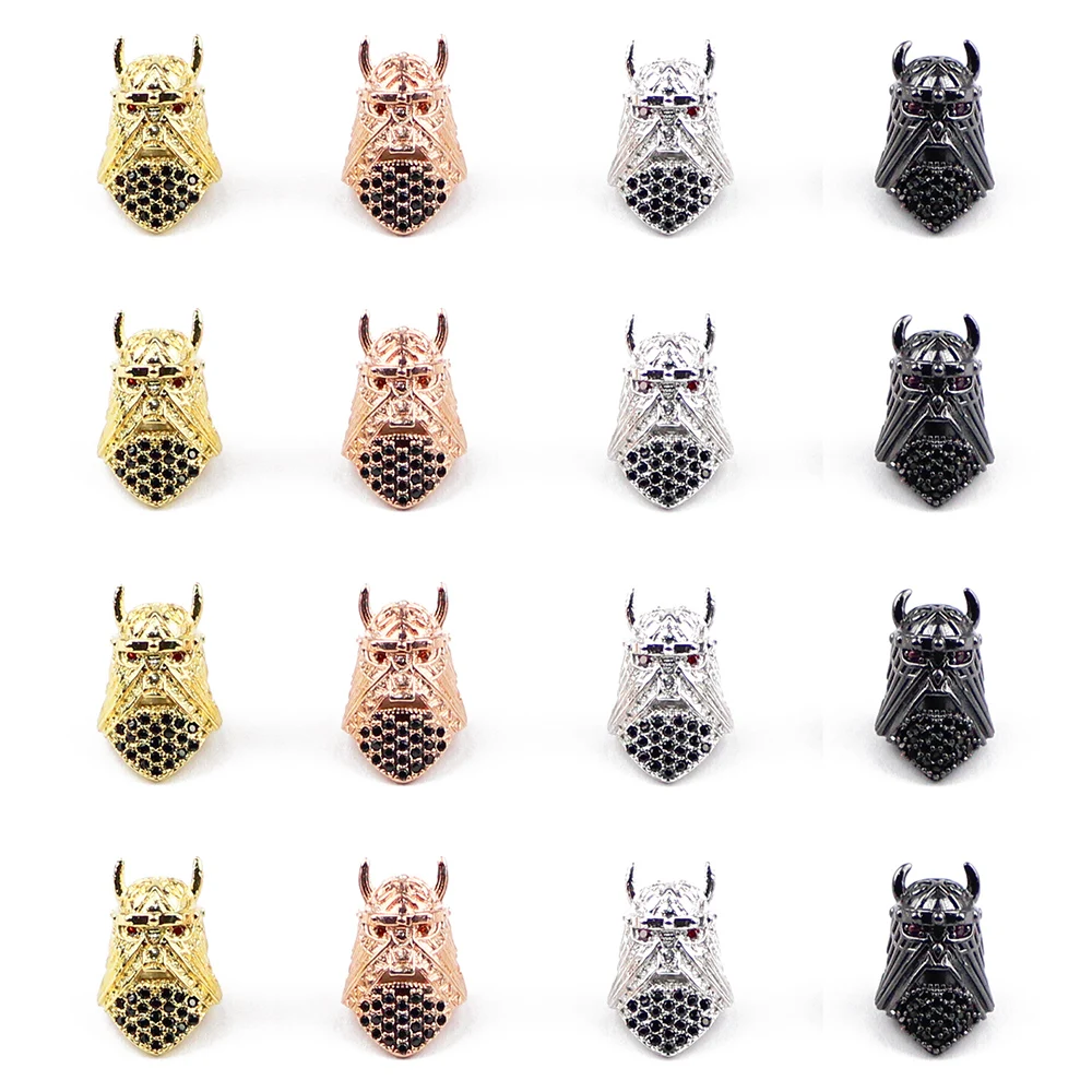 YHBZRET 2 шт. микро-закрепка кулон в виде спартанского шлема медные