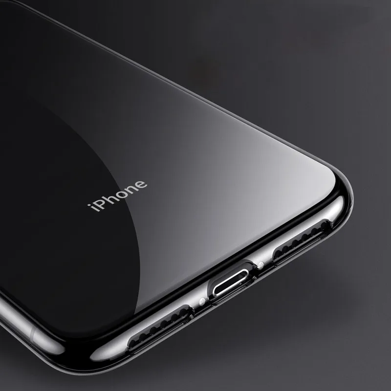 Transparent shockproof TPU Silica gel case For iPhone 11 Pro Max X XR XS MAX 7 8 PLUS 5 5s se 6 6S soft Clear Cover |