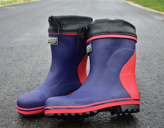 

Men's Anti-Slip Deodorant Spring and Summer Fishing Labor Safety Construction Site Men's Rainshoes Rain Shoes Rubber Shoes 36-50