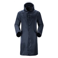 raincoat long section adult fashion men and women outdoor work hiking one piece poncho waterproof lengthened construction site l