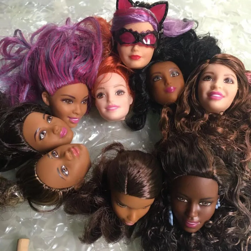 Хороший макияж редкая коллекция принцесса кукла игрушка голова игрушки детали