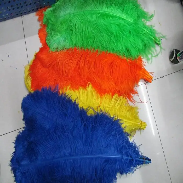 Оптовая продажа элегантные белые страусиные перья 15 40 см для рукоделия товары