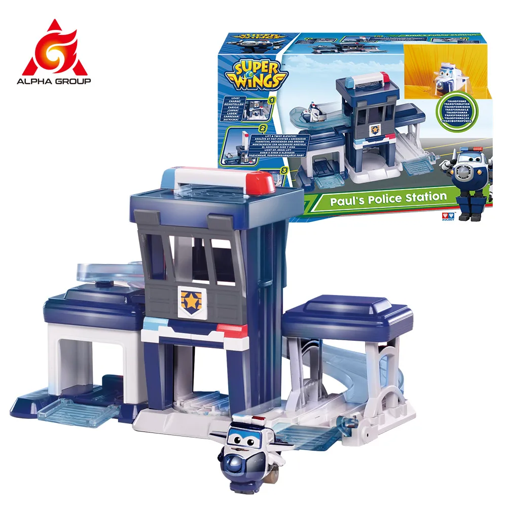 Миниатюрный детский игровой набор полицейский участок|Игровые фигурки и