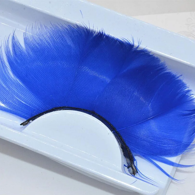 Bittb 2 пары Красочные накладные ресницы с перьями Преувеличение этап Длинные