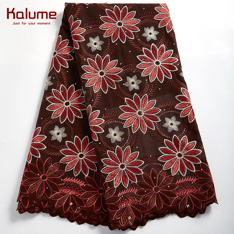 Хлопчатобумажная кружевная ткань для шитья белая 2021 швейцарская африканская