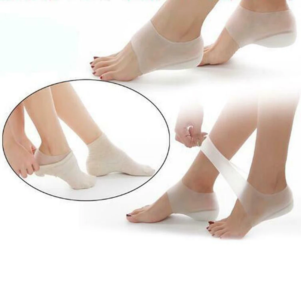 2.5-3.5cm Unisex stealth heightened insole invisible height of the heel pad toe socks relieve plantar fasciiti and pain | Красота и