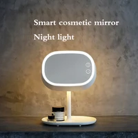 makeup mirror lamp creative led vanity mirror bedroom night atmosphere desktop usb smart mirror night light