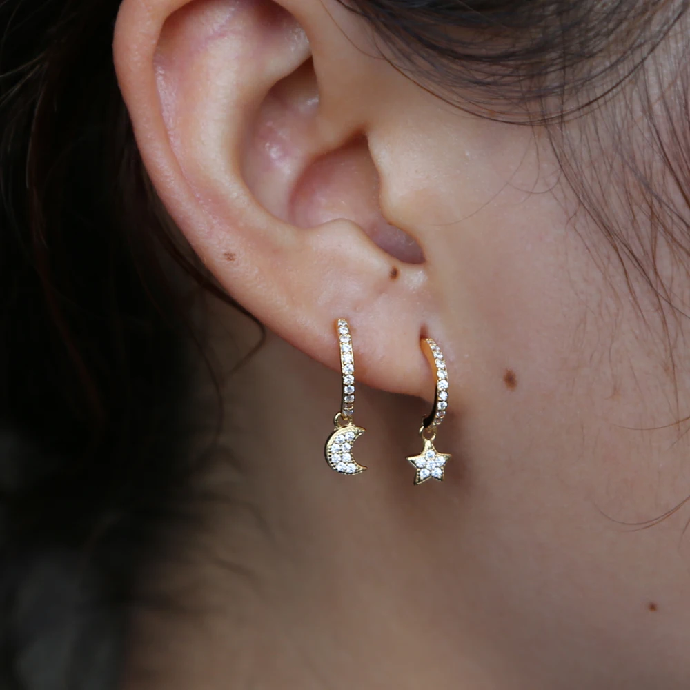 Новые модные очаровательные серьги из стерлингового серебра 925 пробы милый