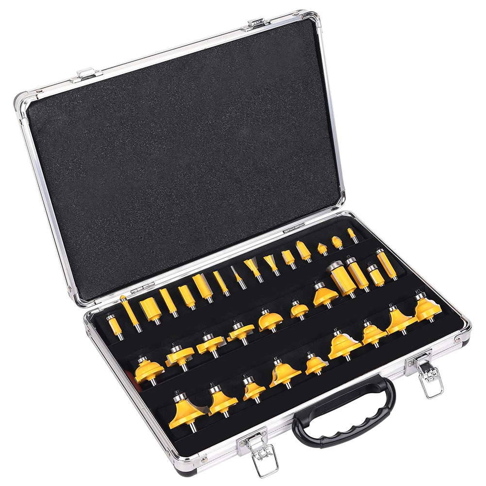 Набор фрез комплект из 35 прямых насадок 8 мм карбида вольфрама|Фреза| |