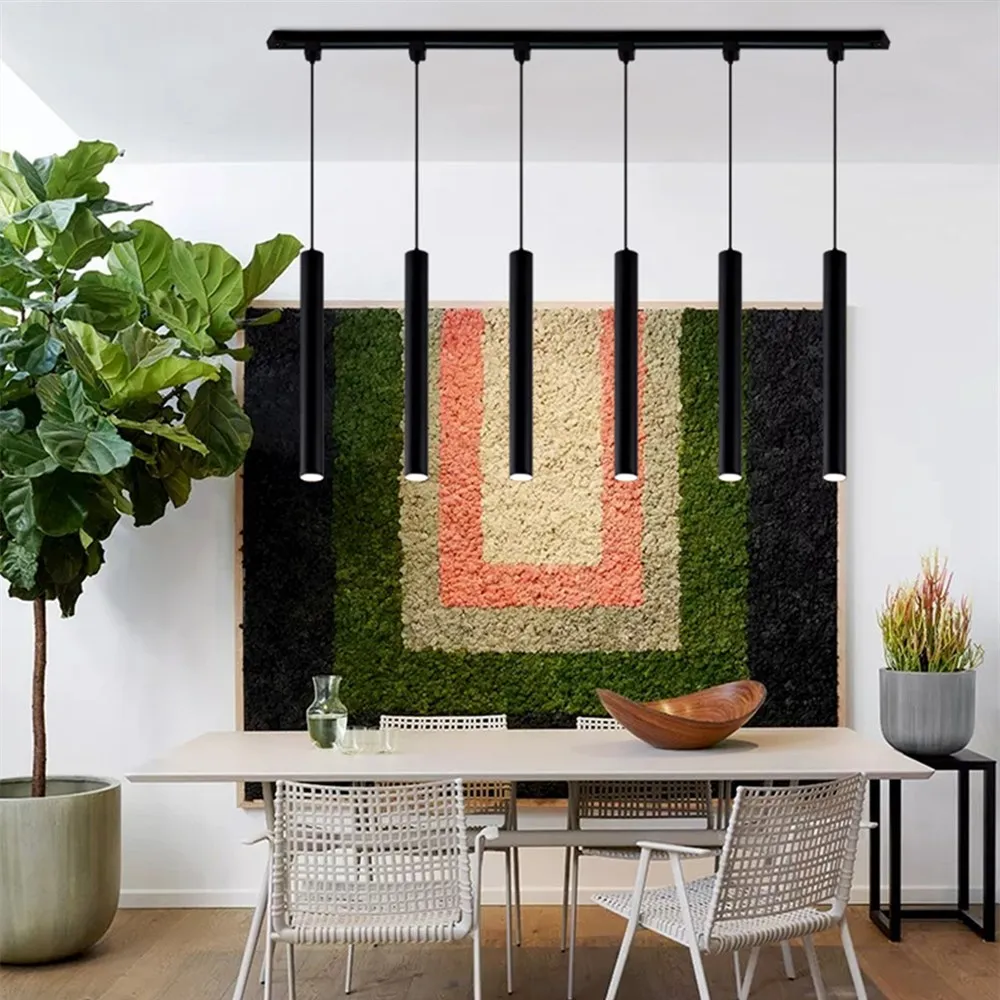 Светильник для трека алюминиевый рельсовый подвесной светильник с регулируемой