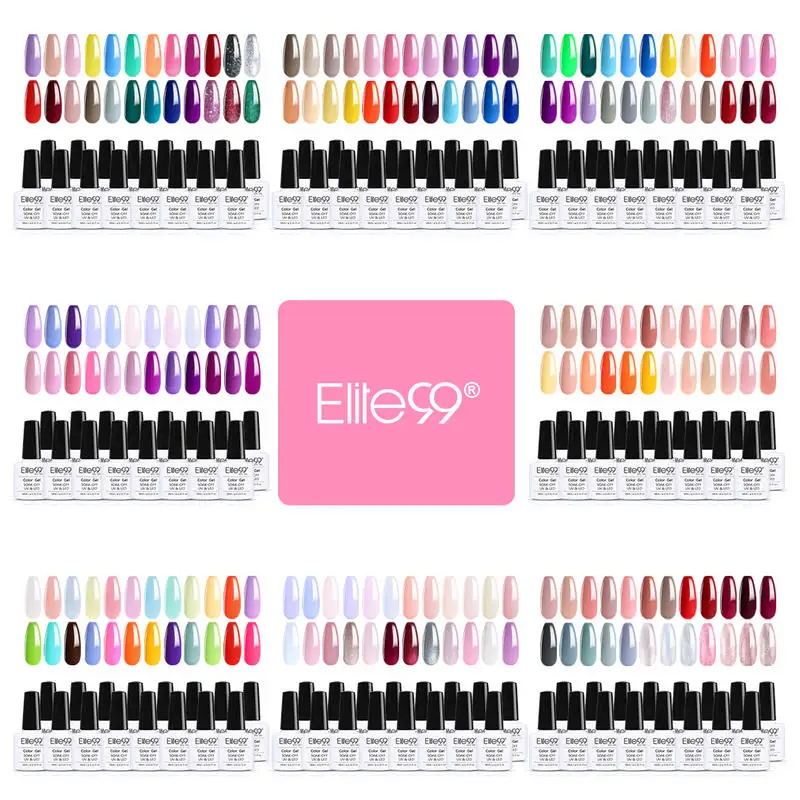 Elite99 24 / 12 шт Гель лак для ногтей превосходный набор в подарочной коробке 10 мл
