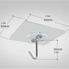 10 шт. сильный дома Кухня, крючки, станок и прозрачный присоски Настенные Крючки вешалка для Кухня Ванная комната