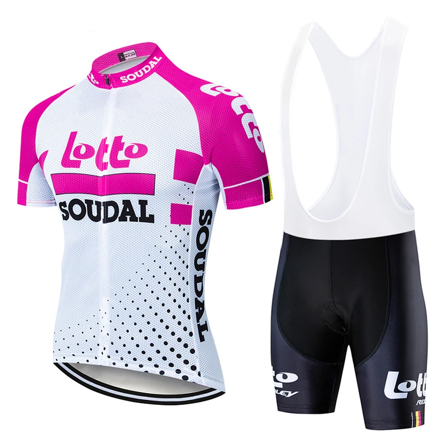 2019 профессиональная команда soudal red aero велосипедный костюм Цельный с коротким