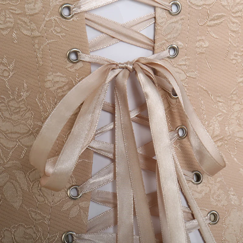 Корсеты со шнуровкой бюстье обхват груди тренажер для талии вышивка сексуальный