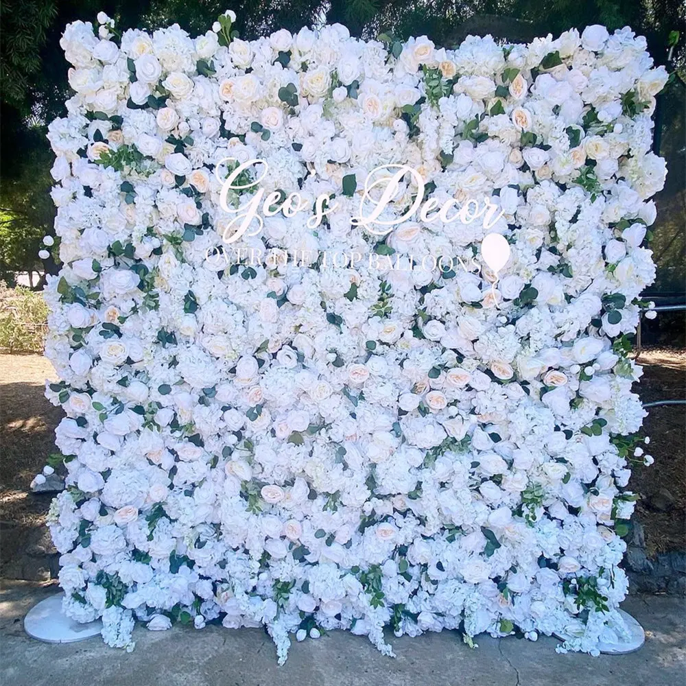 

Romantic Artificial Flowers Plants Backdrop DIY Living Room Decorations Wedding Birthday Party Shop WindowFlowers Wall Panels