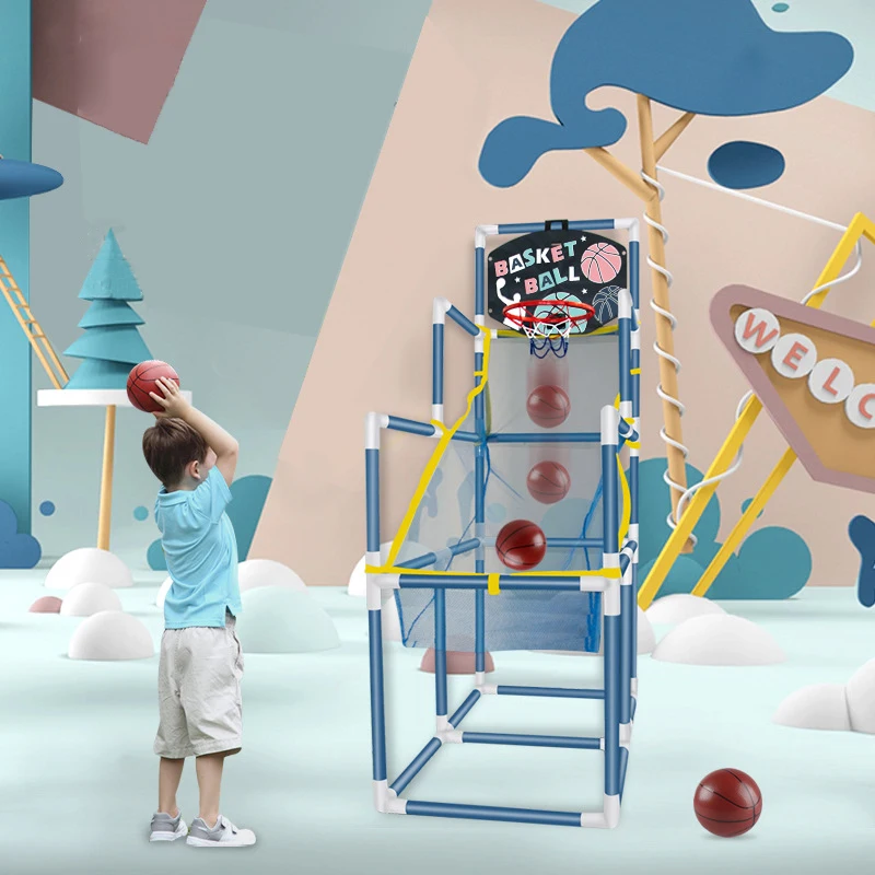 Детский регулируемый по высоте стенд для стрельбы в помещении баскетбола стойка