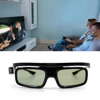 gl1800 smart chip 3d glasses lightweight high definition image pc black active shutter eyeglasses for dlp link 3d projectorstvs