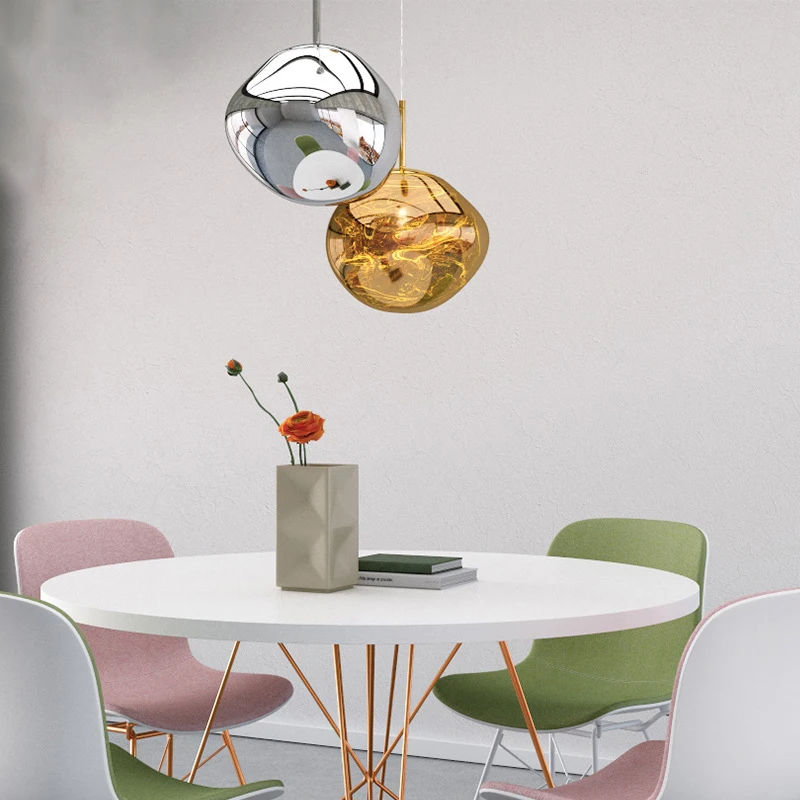 Современные подвесные светильники из лавы Dixon стеклянные для кафе декоративные