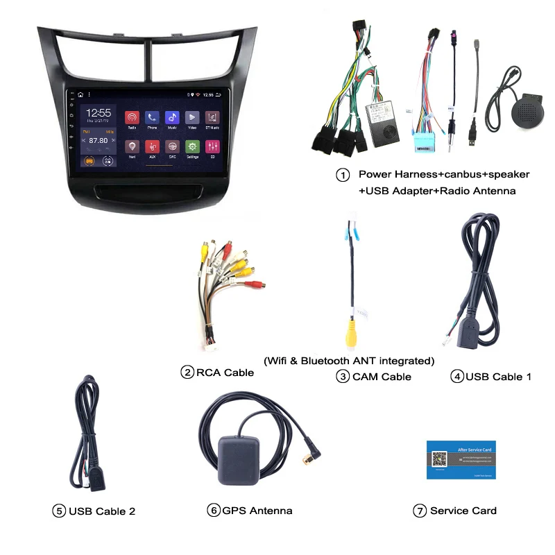 Автомобильное радио мультимедийный DVD-плеер Android для Chevrolet SAIL 2015-2018