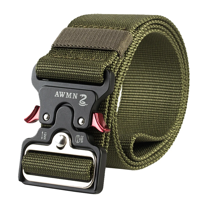 Ремень нейлоновый мужской шириной 4 8 см с металлической пряжкой|Мужские ремни| |