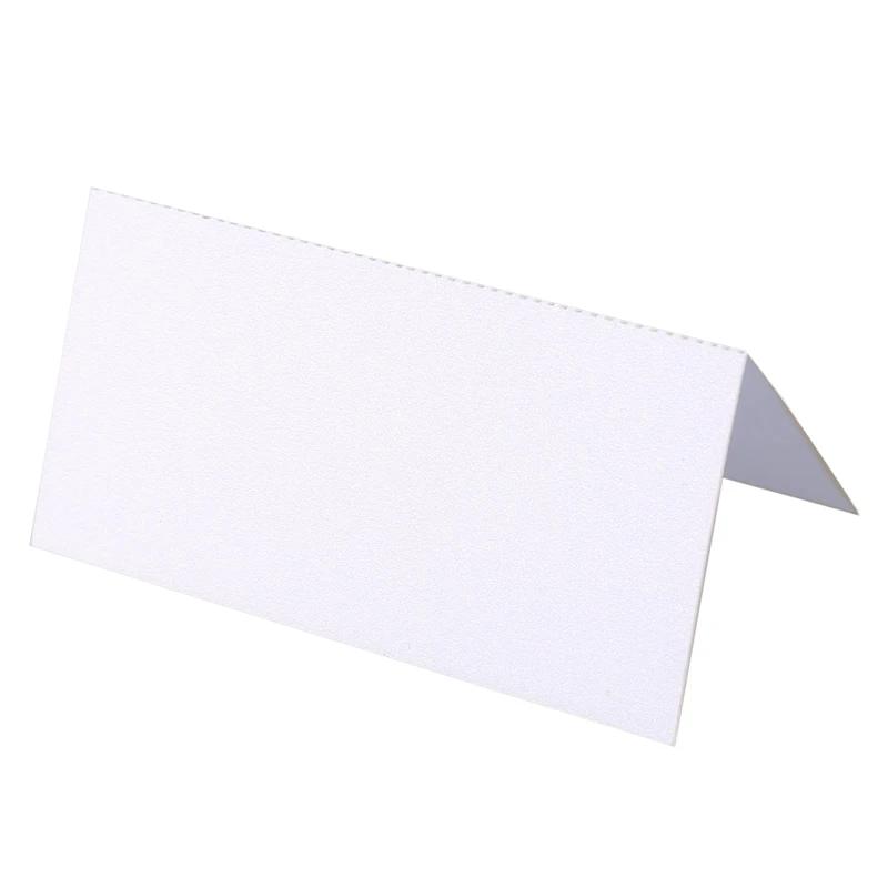 

100 Blank Table Name Place Cards, Many Colours - White, Party, Wedding