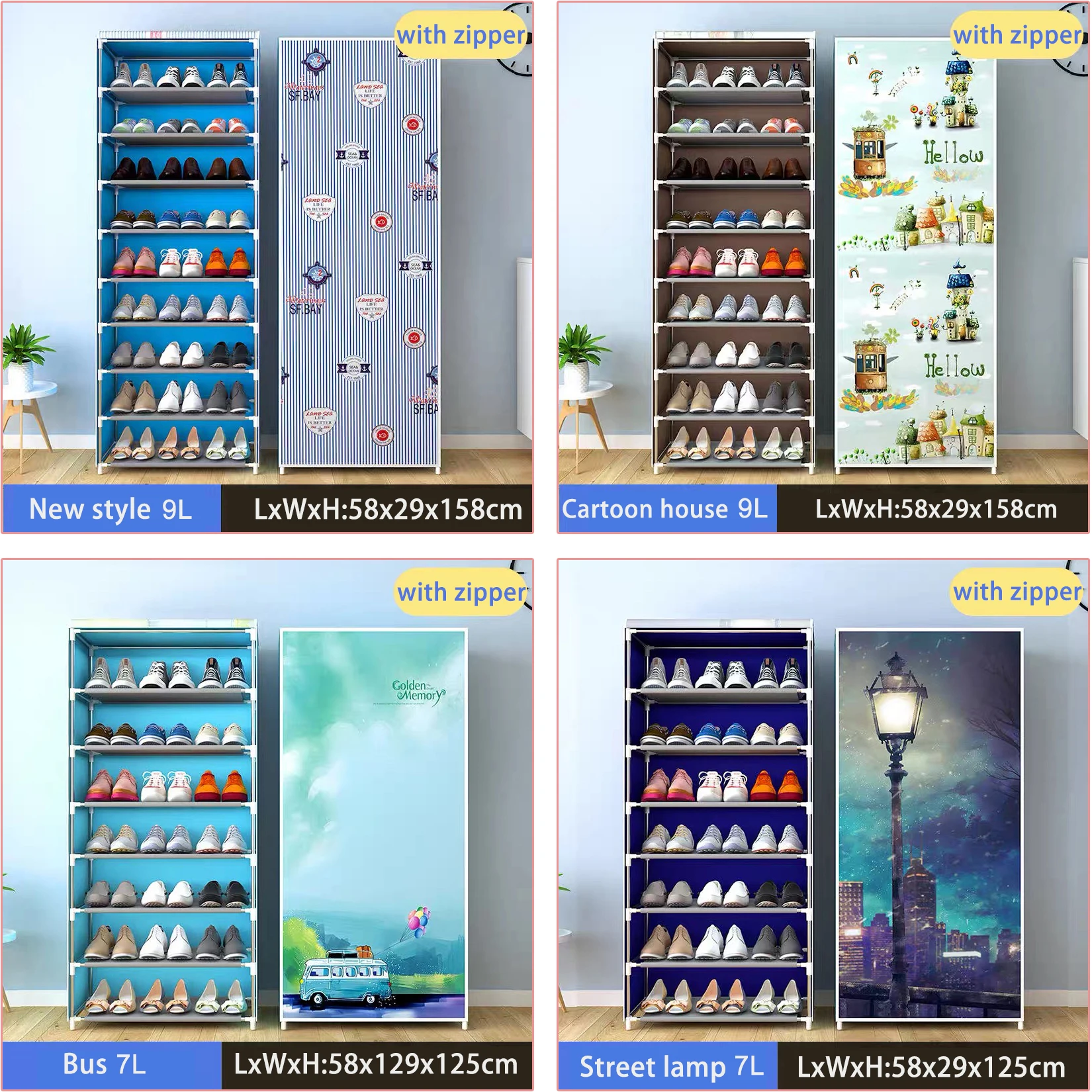 Лидер продаж Слои простой обуви стеллаж для общежития домашний дверной