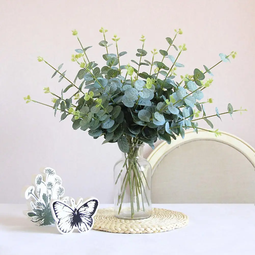 

1Pc Artificial Eucalyptus For Leaves Dried Flower Shooting Branche Supplies DIY Decorations Plants Fake Home Decor Wedding U4R8