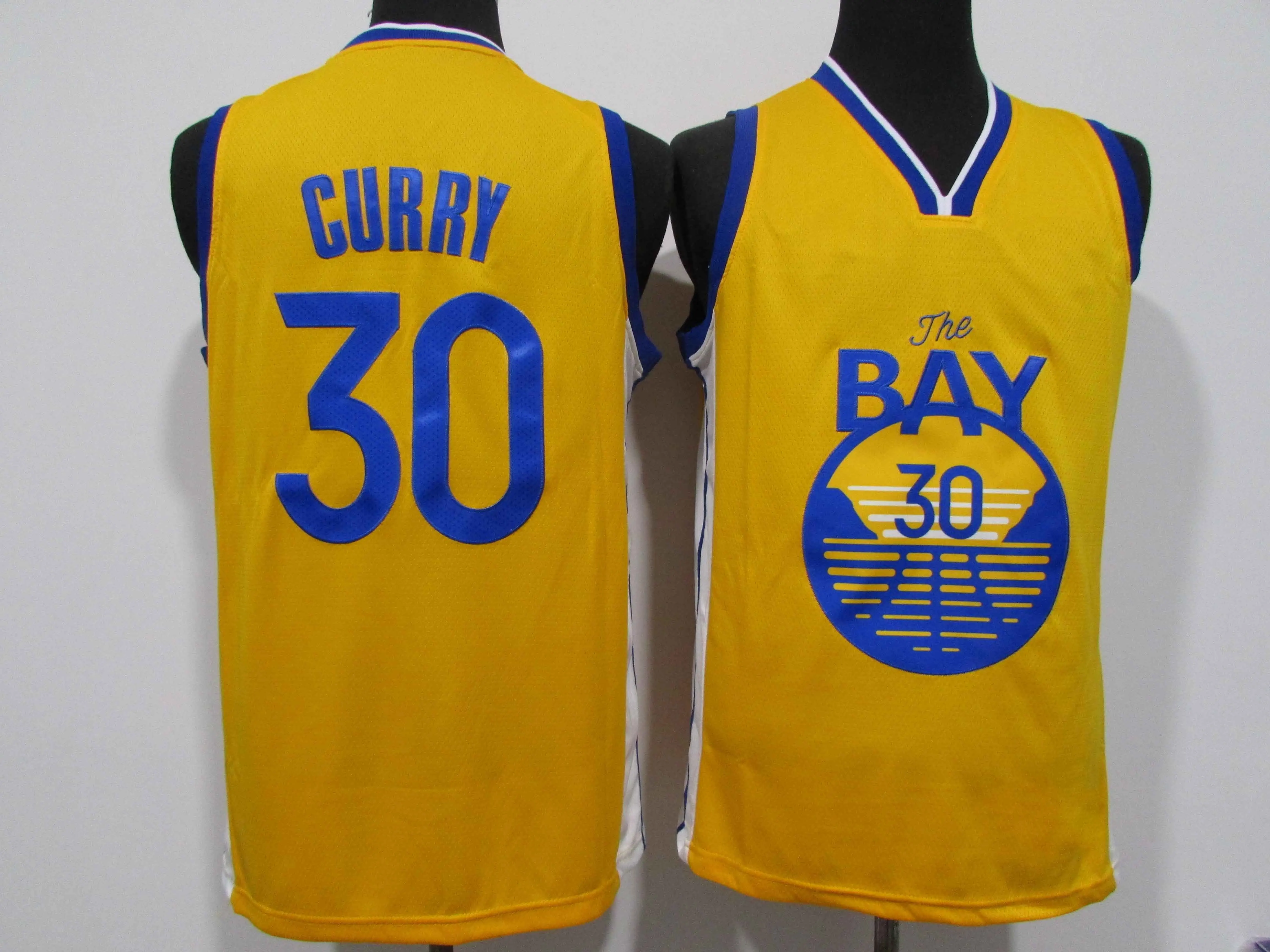 

City Edition Embroidery Stephen Curry Jersey Klay Thompson Vest Basketball Jerseys Clothing Webber Hardaway Shirt Men Tank Tops