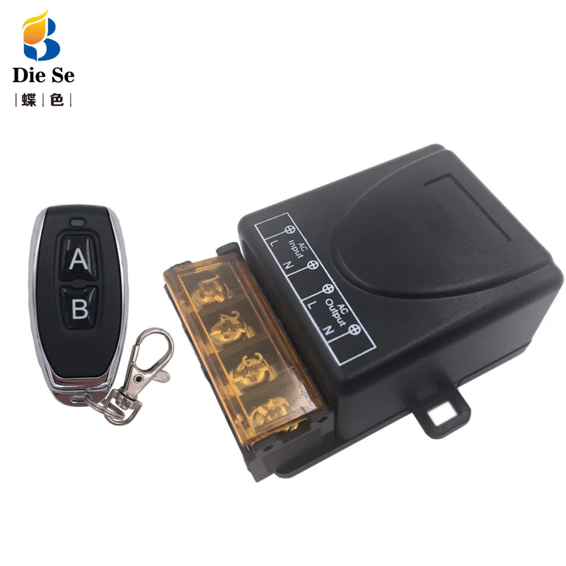 433 МГц Универсальный беспроводной пульт дистанционного управления AC 75V ~ 220V 30A RF