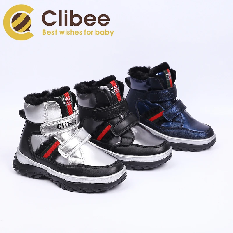 CLIBEE зимние туристические ботинки для мальчиков Детские уличные Прогулочные