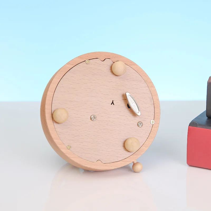 Деревянная карусель музыкальная шкатулка ремесла детские игрушки ретро подарок