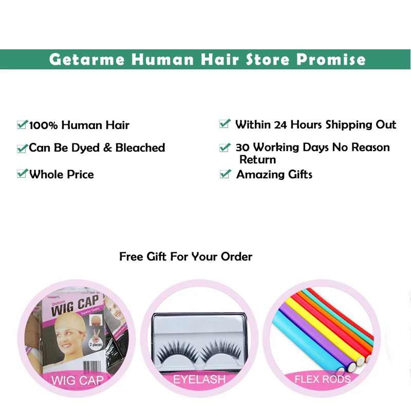 Прямые перуанские волосы Getarme пряди из 100% натуральных волос 4 шт./лот|Пряди для