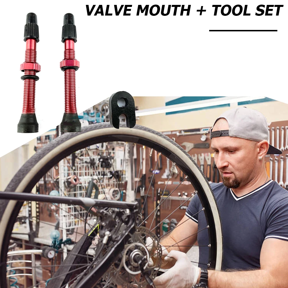 Ниппель из сплава F/V ниппель для бескамерных шин горного и дорожного велосипеда с