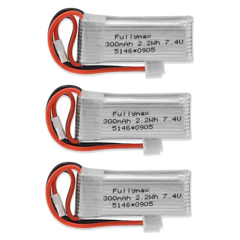 2/4/6 шт 2S 7 4 V 300mAh 30c Li Po батарея для WLtoys F959 самолет запасная часть XK DHC 2 A600 RC